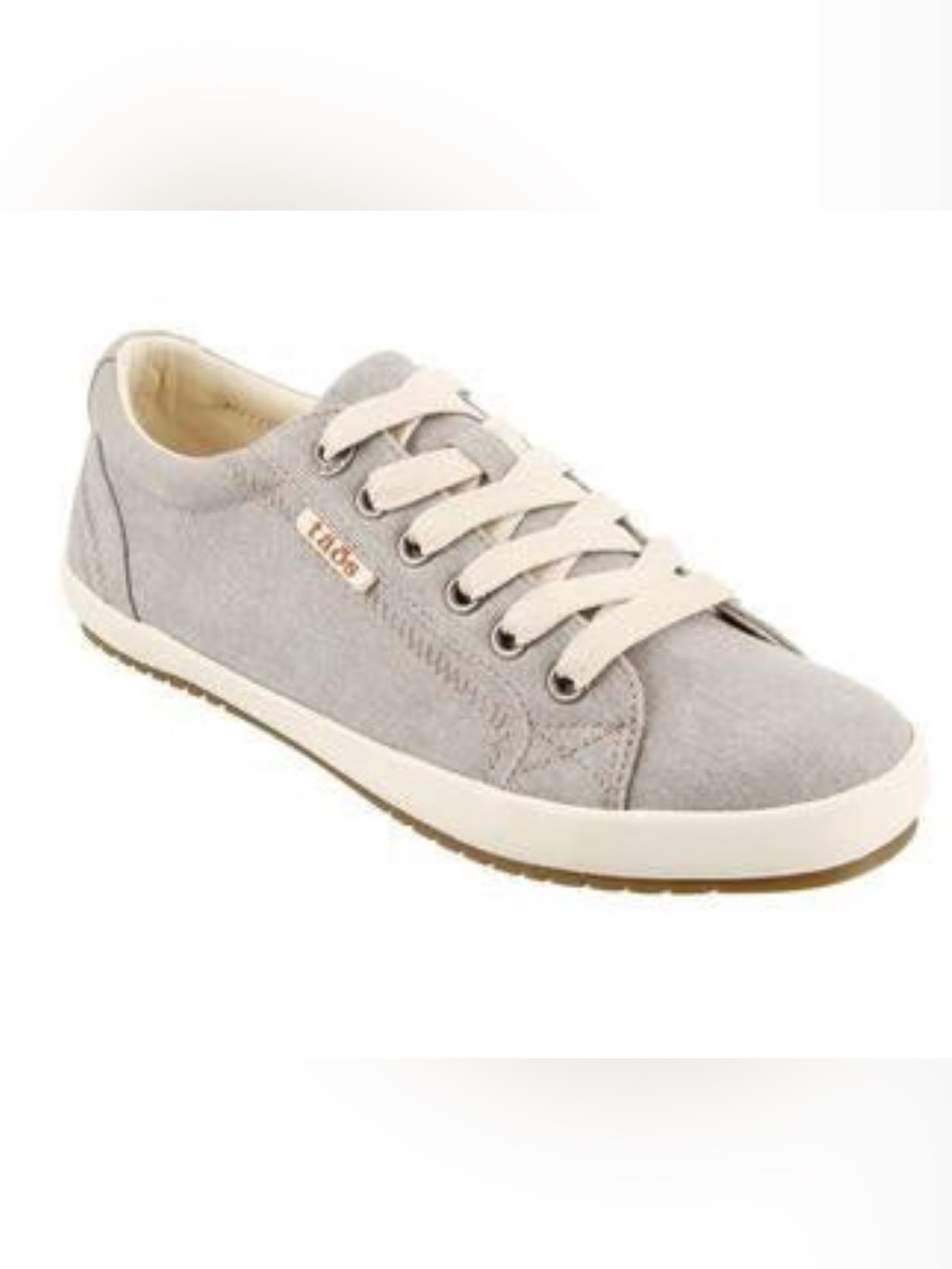 Taos Footwear Star Grey Wash Canvas Sneakers Size 7.5
